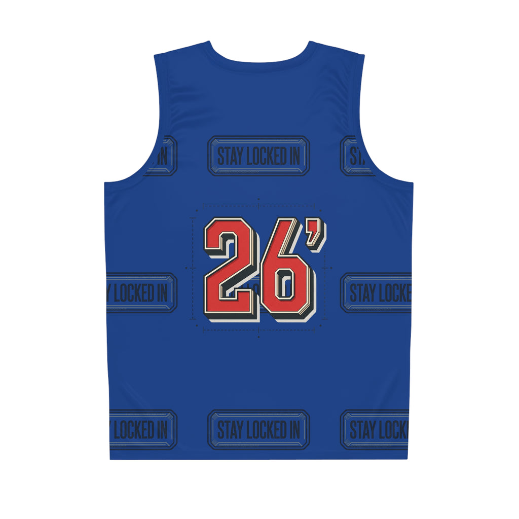 Locked In Basketball Jersey — 'Stay Locked In' Performance Tank