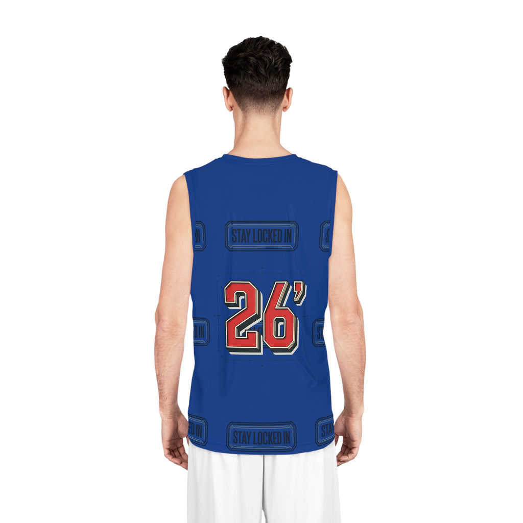 Locked In Basketball Jersey — 'Stay Locked In' Performance Tank