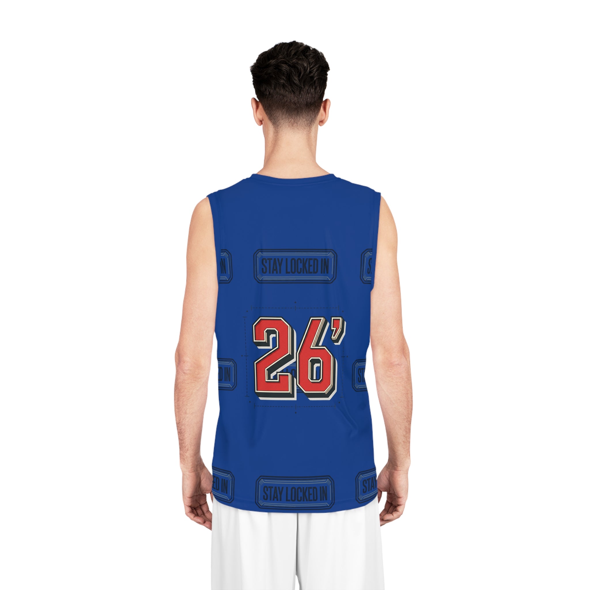 Locked In Basketball Jersey — 'Stay Locked In' Performance Tank